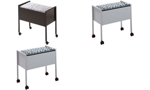 Image DURABLE Hängemappen-Wagen Economy 80, silber metallic (9309523)