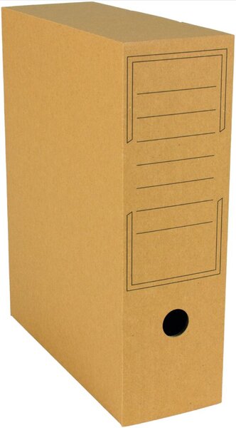 Image Archiv-Ablagebox braun Innenmaß: 257x94x319 mm