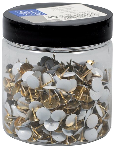 Image Reißnägel SUN Ø 9,5mm weiß lackiert