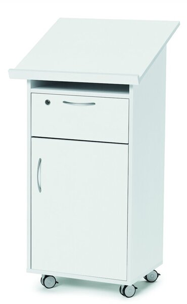 Image Deskin Stehpult Laudatus Farbe: Weiß