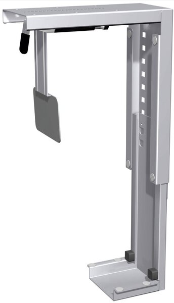Image CPU-Halter f. Flex 78-220x122x307-532 silber, Montage unter der Tischplatte
