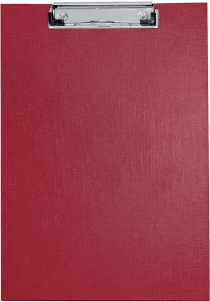 Image Schreibplatte A4 weinrot Spezialklammer mit Hängeöse