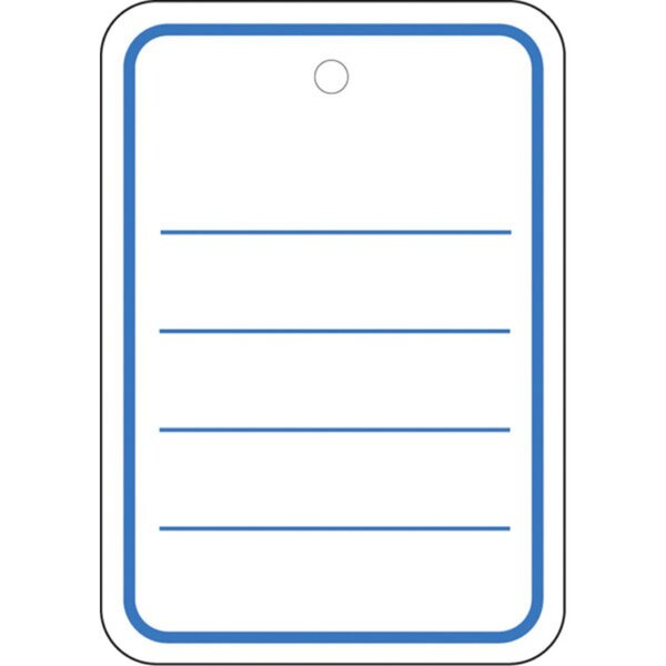 Image Stückwarenanhänger 42x60mm gelocht ohne Faden 1000St 1Pack