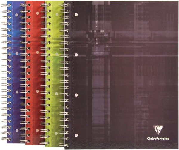 Image Konferenzblock A4 kariert 80 Blatt mit starkem Deckel, 4-fach Lochung