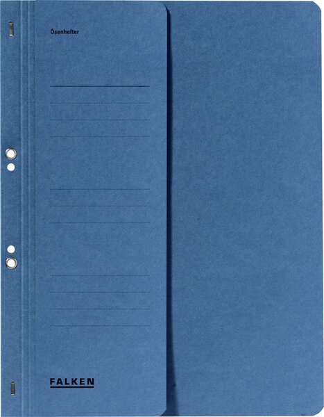 Image Ösenhefter, blau, DIN A4, 250g/qm Manila-RC-Karton, 1/2 Vorderdeckel,