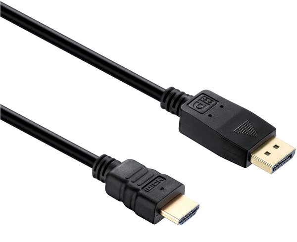 Image DisplayPort auf HDMI Kabel 1,5m, schwarz