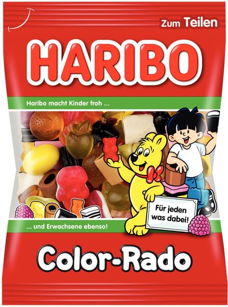 Image HARIBO COLOR-RADO 175g Süßwarenmischung mit Lakritz