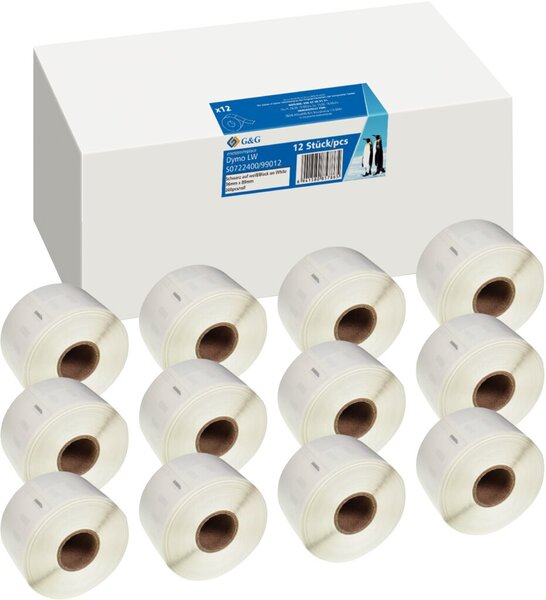 Image Etiketten Vorteilspack, 36 x 89 mm, kompatibel zu 99012/S0722400,
