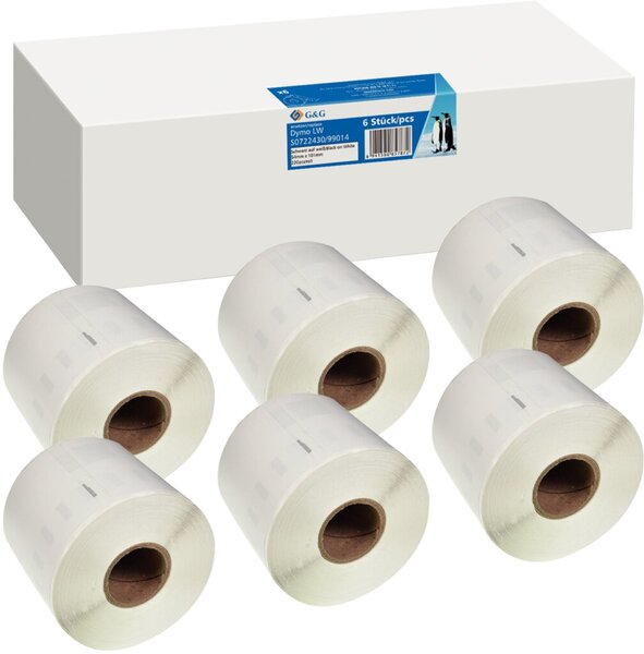Image Etiketten Vorteilspack, 54 x 101 mm, kompatibel zu 99014/S0722430,