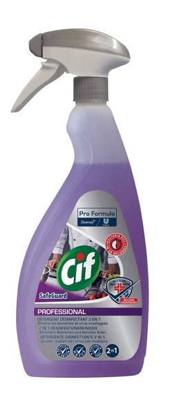 Image Cif Desinfektionsreiniger 2in1 für Reinigung und Desinfektion, 0,75 L