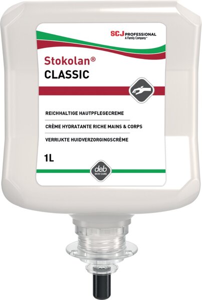 Image Hautpflegecreme Stokolan Classic 1 Liter Kartusche, für normale bis