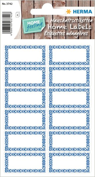 Image Schmucketikett Neutral 4Bl 1Pack