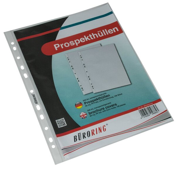 Image Büroring Prospekthülle A4 PP-Folie 60my genarbt