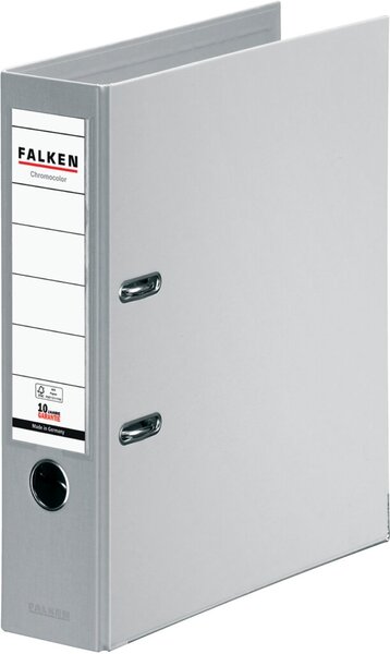 Image Ordner PP A4 80mm grau Chromocolor mit Einsteckschild