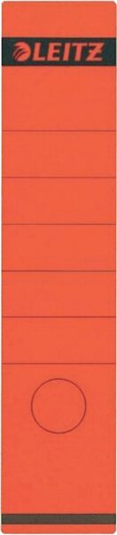 Image Rückenschild lang/breit rot 10St 