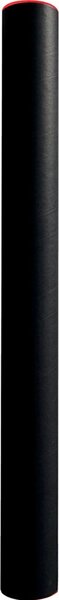 Image Versandhülse schwarz, 580 x 60 mm rote Kunststoffverschlussdeckel