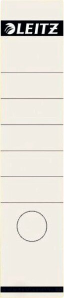 Image Rückenschild lang/breit weiß 10St 