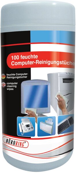Image Feuchte Allzweck-Reinigungstücher nicht brennbar, mit Alkohol < 1%
