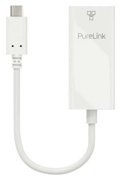 Image Adapter USB-C auf Ethernet, Gigabit 1000Mbps, iSerie 0,10m, weiß, für