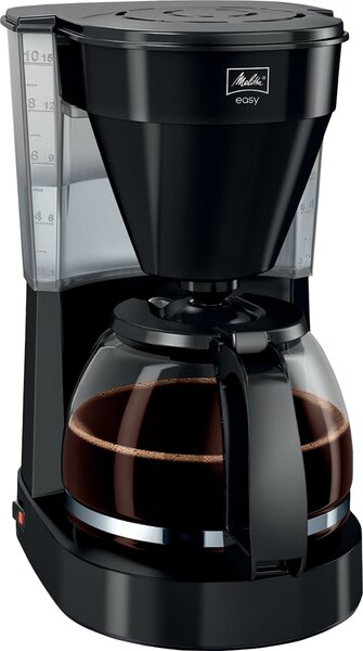 Image Kaffeemaschine Easy II schwarz, Glaskanne für bis zu 10 Tassen,