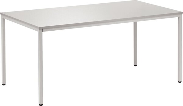 Image Mehrzwecktisch 1200 x 700 Höhe 720 mm, Ahorn/Alusilber