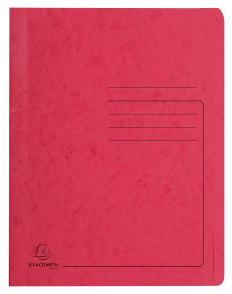 Image Schnellhefter Colorspan 355g, A4, rot mit Beschriftungsfeld, für 350 Blatt