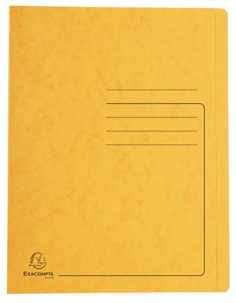 Image Schnellhefter Colorspan 355g, A4, gelb mit Beschriftungsfeld, für 350 Blatt