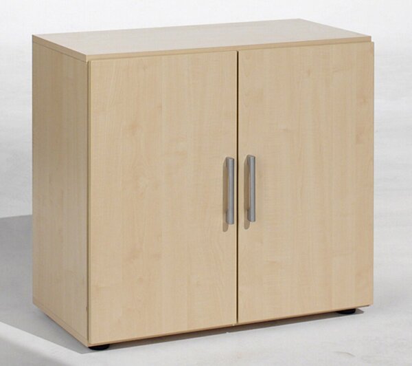 Image Flügeltürenschrank 2 OH Flex mit Justierfüßen Ahorn/Ahorn