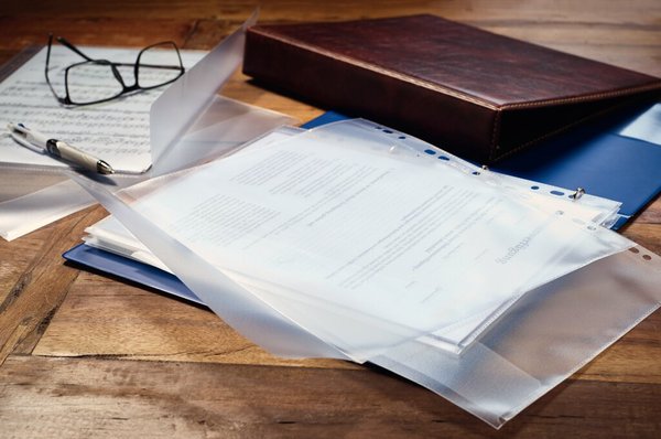 Image Doku-Huelle A4, PP, PP-Folie genarbt 130 my