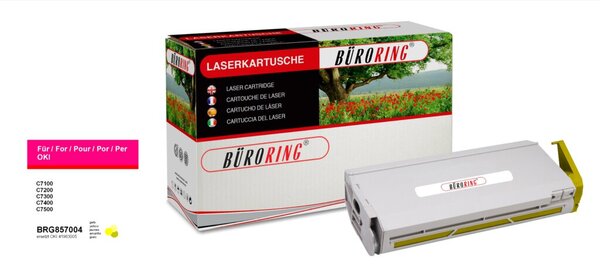 Image Toner gelb für Oki C301dn, C321dn, MC332dn, MC342dnw, MC342w