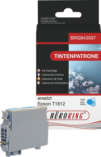 Image Tintenpatrone cyan für Epson XP30,XP102,XP202,XP205,XP302,