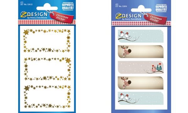 Image AVERY Zweckform ZDesign Weihnachts- Sticker Motive (72052816)