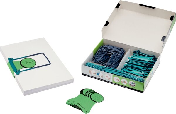 Image Jalema Archivset Clipex 100er Pack kompettes Set zum Leeren v Ordnern