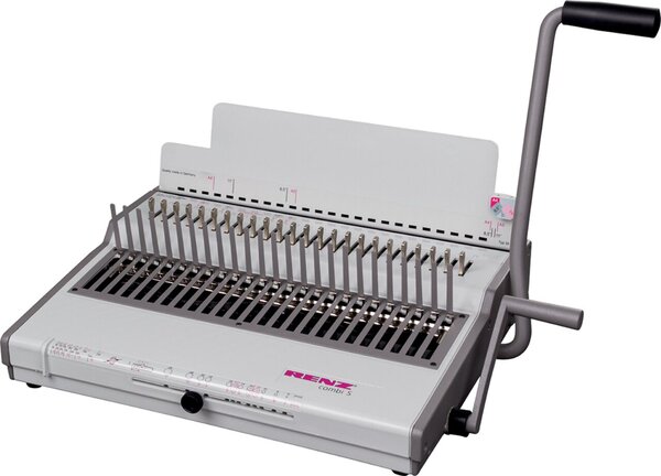 Image Plastikbindegerät Combi S, max. 24 Ringe-US Teilung, manuelle Handstanz