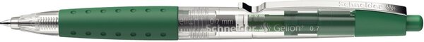 Image Gel-Kugelschreiber mit Druckmech. und weicher Soft-Grip-Zone,grün