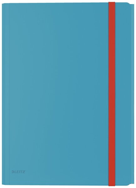 Image Eckspannermappe Cosy PP mit Tasche blau, A4, für ca. 150 Blatt, 3 Klappen