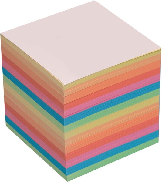 Image Büroring Ersatzpapier für Zettelbox farbig, 700 Blatt