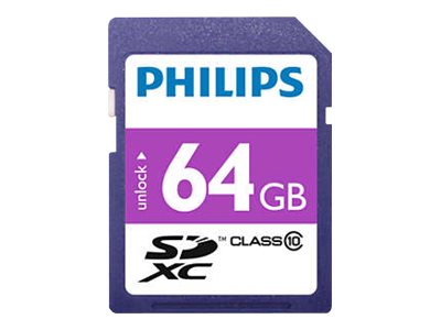 Image PHILIPS SD SDXC Card  64GB Card Class 10