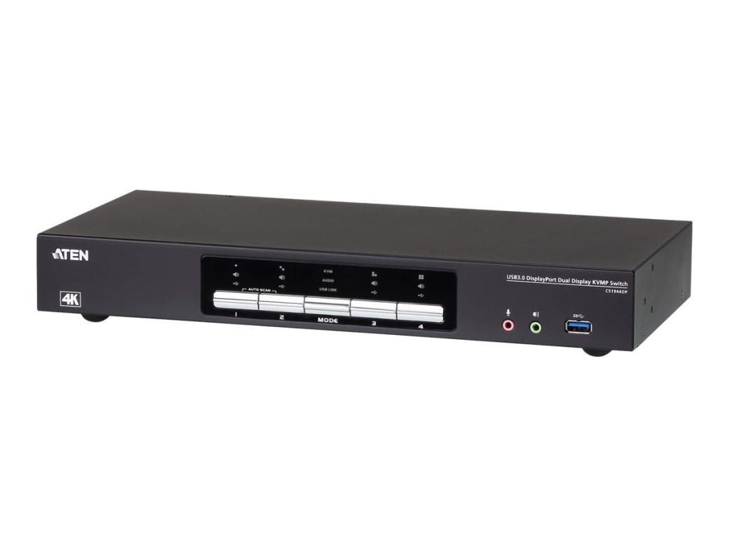 Image ATEN KVM Switch 4P USB 3.0 DisplayPort Dual View K