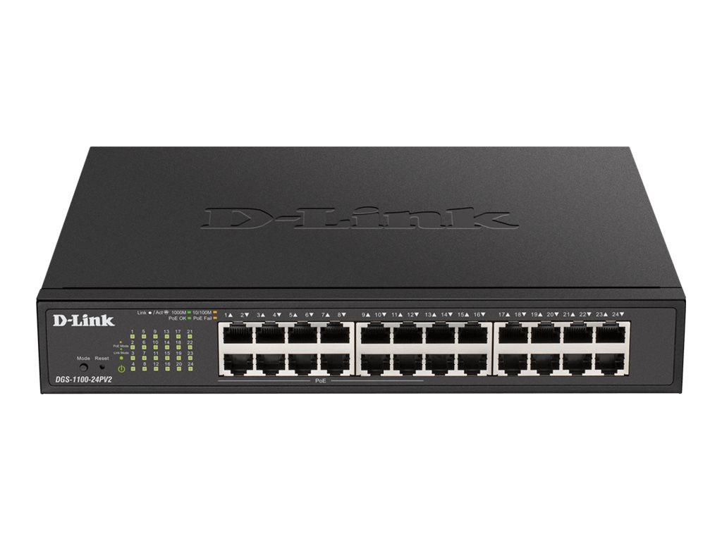 Image D-LINK 24-Port Layer2 PoE Gigabit Smart Switch24x 10/100/1000Mbit/s TP (RJ-45) 