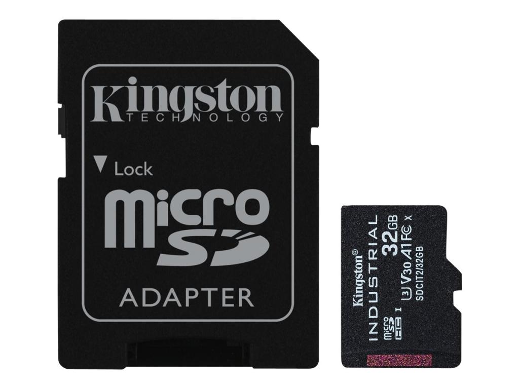 Image KINGSTON 32GB microSDHC Industrial C10 A1 pSLC