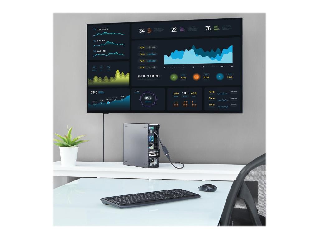 Image STARTECH.COM DisplayPort auf HDMI Video Adapter / Konverter - DP zu HDMI mit bi