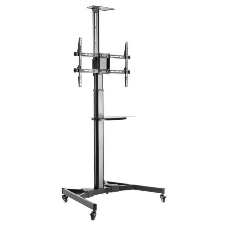 Image TECHLY TV Trolley für LCD LED TV 37-70Zoll 93-177cm schwarz mit Ablage