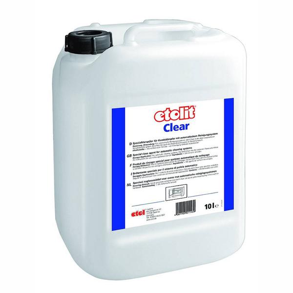 Image etolit Clear | 10 Liter Spezialklarspüler für Kombidämpfer mit automatischem Reinigungssystem (Cleanjetreinigungssystem)