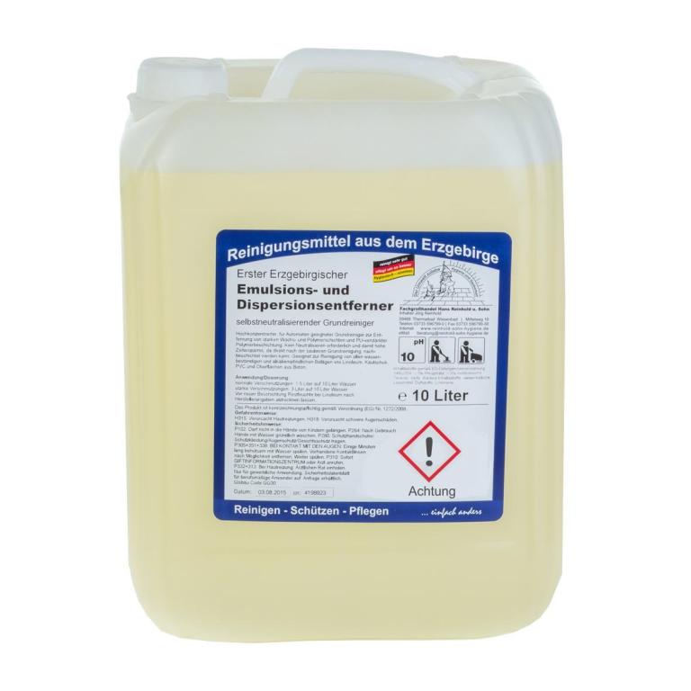 Image Erster Erzgebirgischer Emulsions- und Dispersionsentferner | 10 Liter selbstneutralisierender Grundreiniger