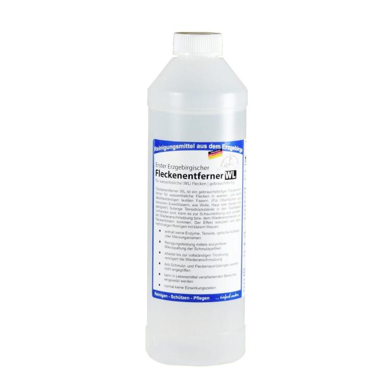 Image Erster Erzgebirgischer Fleckenentferner WL |  500 ml für wasserlösliche (WL) Flecken, gebrauchsfertige Sprühflasche
