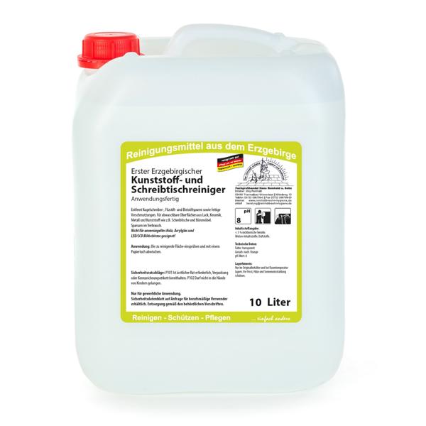 Image Erster Erzgebirgischer Kunststoff- und Schreibtischreiniger | 10 Liter Anwendungsfertig
