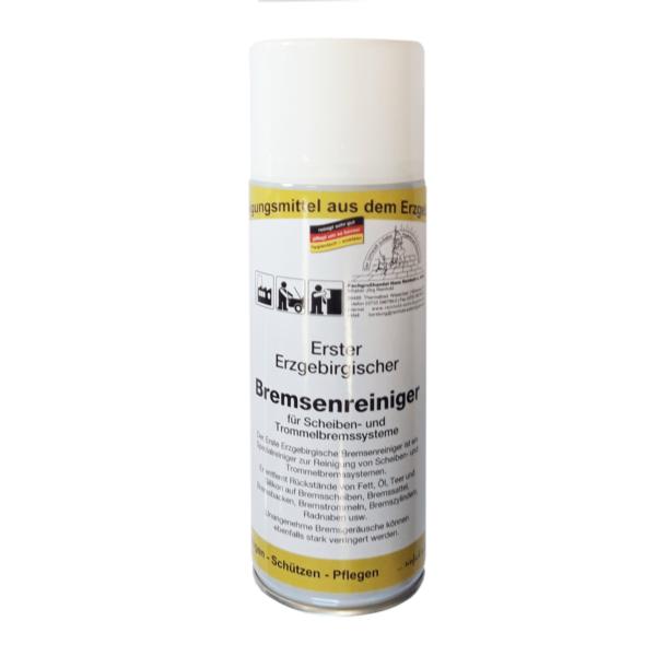 Image Erster Erzgebirgischer Bremsenreiniger | 400 ml für Scheiben- und Trommelbremssysteme