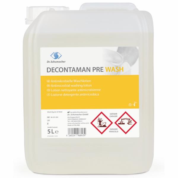 Image DECONTAMAN PRE WASH | 5 Liter antimikrobielle Waschlotion+++ BIOZIDPRODUKTE VORSICHTIG VERWENDEN. VOR GEBRAUCH STETS ETIKETT UND PRODUKTINFORMATIONEN LESEN +++