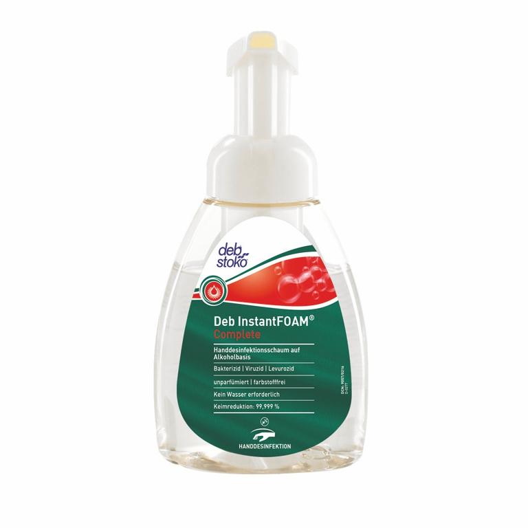 Image Deb InstantFOAM® Complete |  250 ml hochwirksames Schaum-Handdesinfektionsmittel mit Breitbandwirkung auf Alkoholbasis+++ DESINFEKTIONSMITTEL VORSICHTIG VERWENDEN. VOR GEBRAUCH STETS ETIKETT UND PRODUKTINFORMATIONEN LESEN. +++